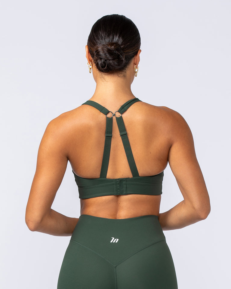 Unstoppable Bra - Dark Olive-Sports Bras-XXS-1124110DKOLV-XXS-MNAPPRL34288-3-Muscle Nation