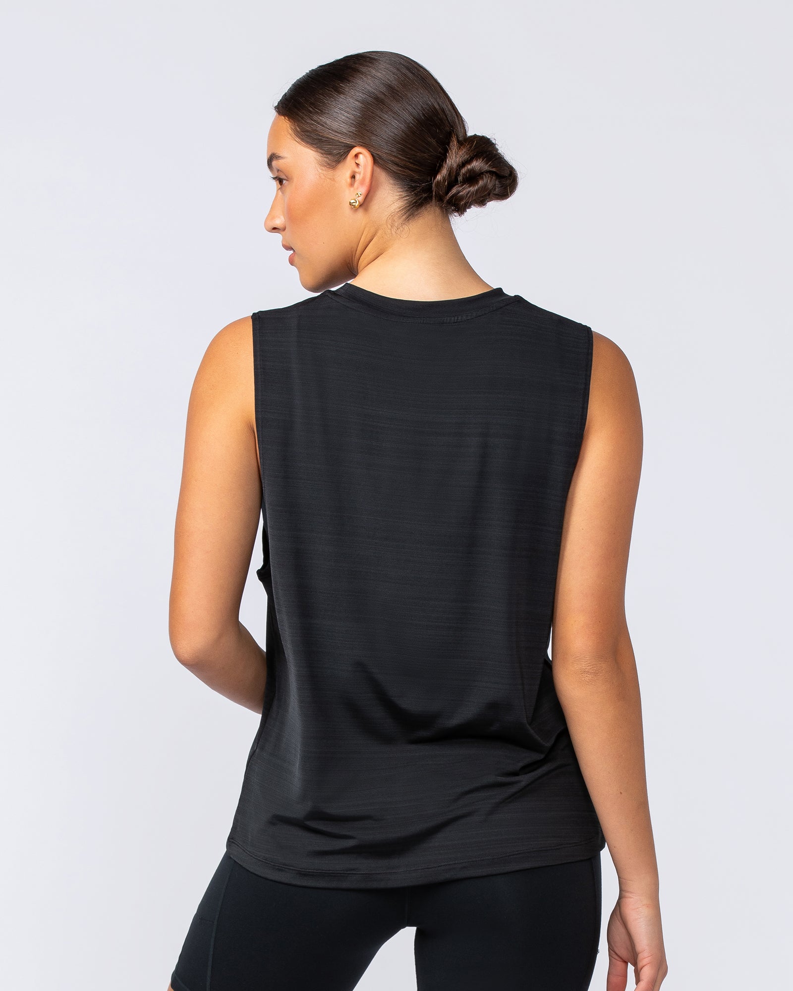 Active Drop Arm Training Tank - Black-Singlets & Tanks-XXS-112406BLK-XXS-MNAPPRL32866-4-Muscle Nation