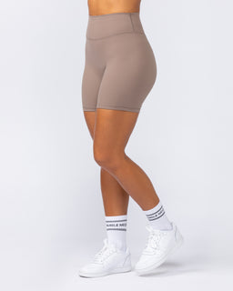 Liberty Zero Rise Bike Shorts - Mushroom-Shorts-XXS-052416MUSHRM-XXS-MNAPPRL31307-1-Muscle Nation