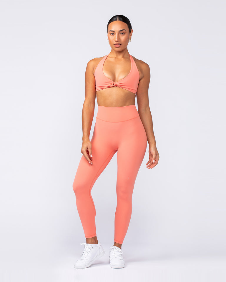 Hype Halter Bralette - Peach Pink-Bralettes-XS-052415PEAPIK-XS-MNAPPRL31299-5-Muscle Nation