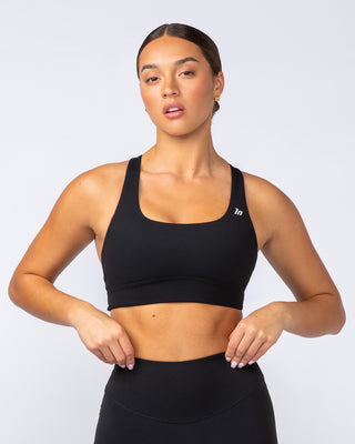 Unstoppable Bra - Black-Sports Bras-XXS-1124110BLK-XXS-MNAPPRL34243-1-Muscle Nation
