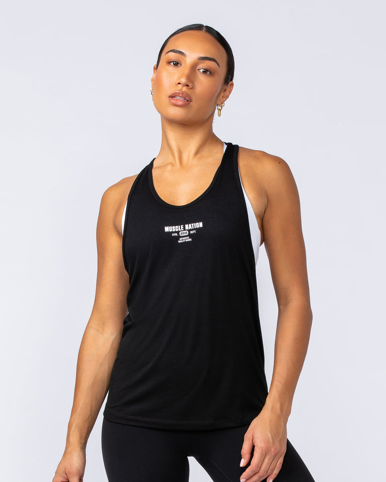 Classic Training Tank - Black-Singlets & Tanks-XXS-1124219BLK-XXS-MNAPPRL34549-5-Muscle Nation