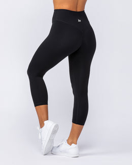 Ultra Aura 7/8 Leggings - Black-Bottoms-XXS-1124112BLK-XXS-MNAPPRL34342-1-Muscle Nation