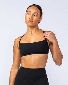 Freedom Bralette - Black-Bralettes-XXS-1124108BLK-XXS-MNAPPRL34117-1-Muscle Nation