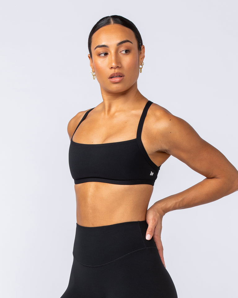 Freedom Bralette - Black-Bralettes-XXS-1124108BLK-XXS-MNAPPRL34117-2-Muscle Nation