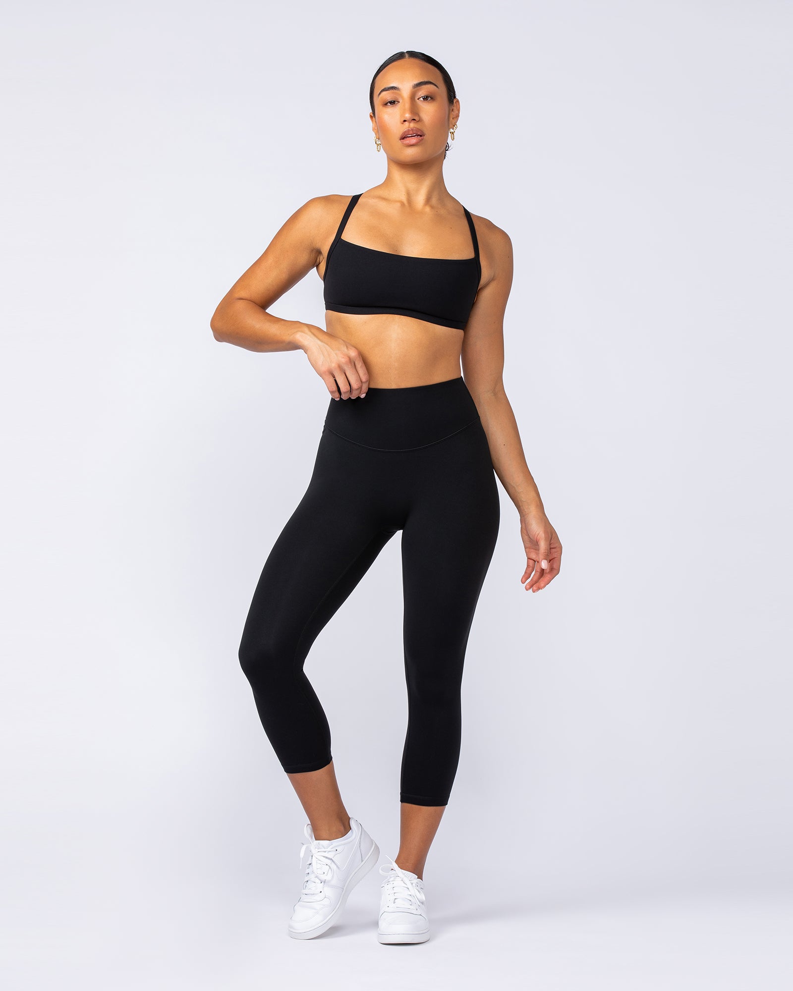 Freedom Bralette - Black-Bralettes-XXS-1124108BLK-XXS-MNAPPRL34117-5-Muscle Nation