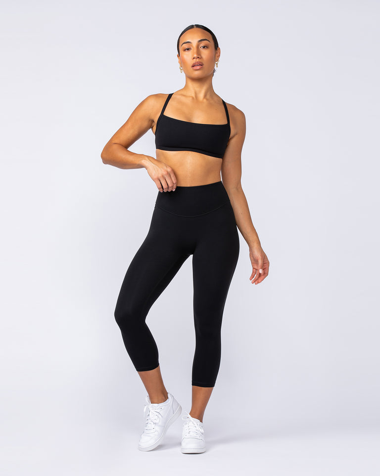 Freedom Bralette - Black-Bralettes-XXS-1124108BLK-XXS-MNAPPRL34117-5-Muscle Nation