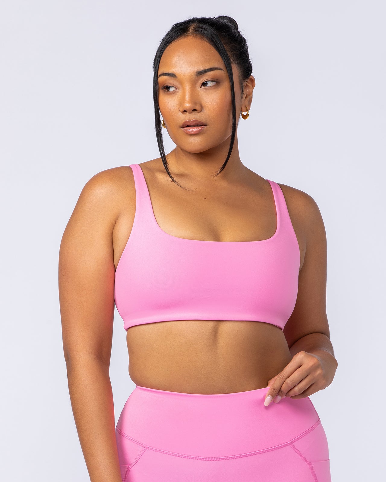Fundamental Bra - Hollywood Pink-Sports Bras-XXS-112410HWPNK-XXS-MNAPPRL32992-2-Muscle Nation