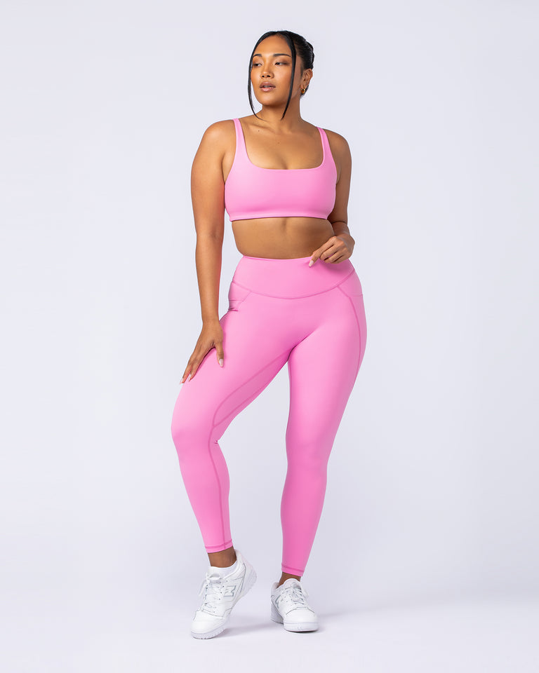 Fundamental Bra - Hollywood Pink-Sports Bras-XXS-112410HWPNK-XXS-MNAPPRL32992-6-Muscle Nation