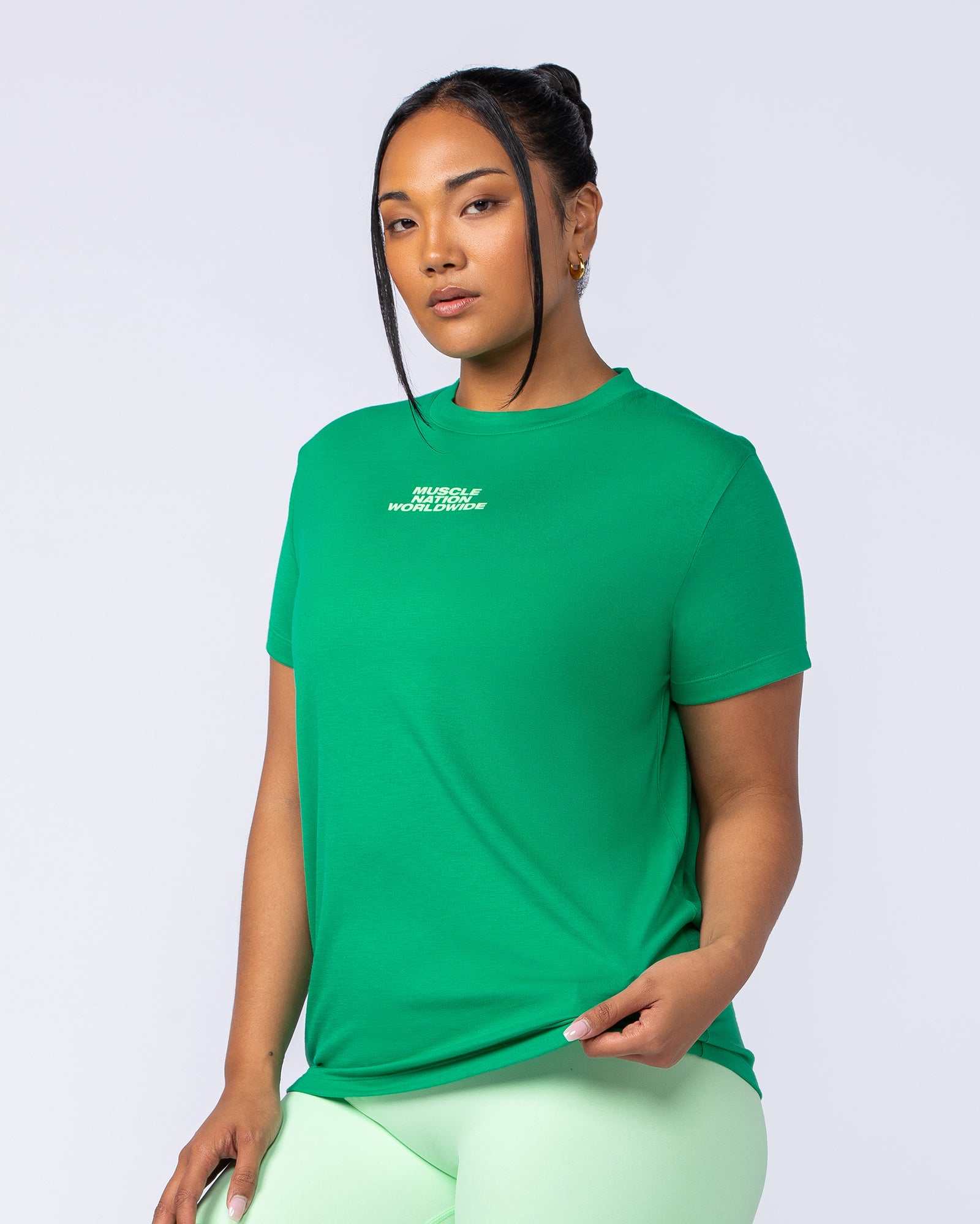 Global Training Tee - Clover-T-Shirts-XXS-1124214CLVR-XXS-MNAPPRL34468-3-Muscle Nation