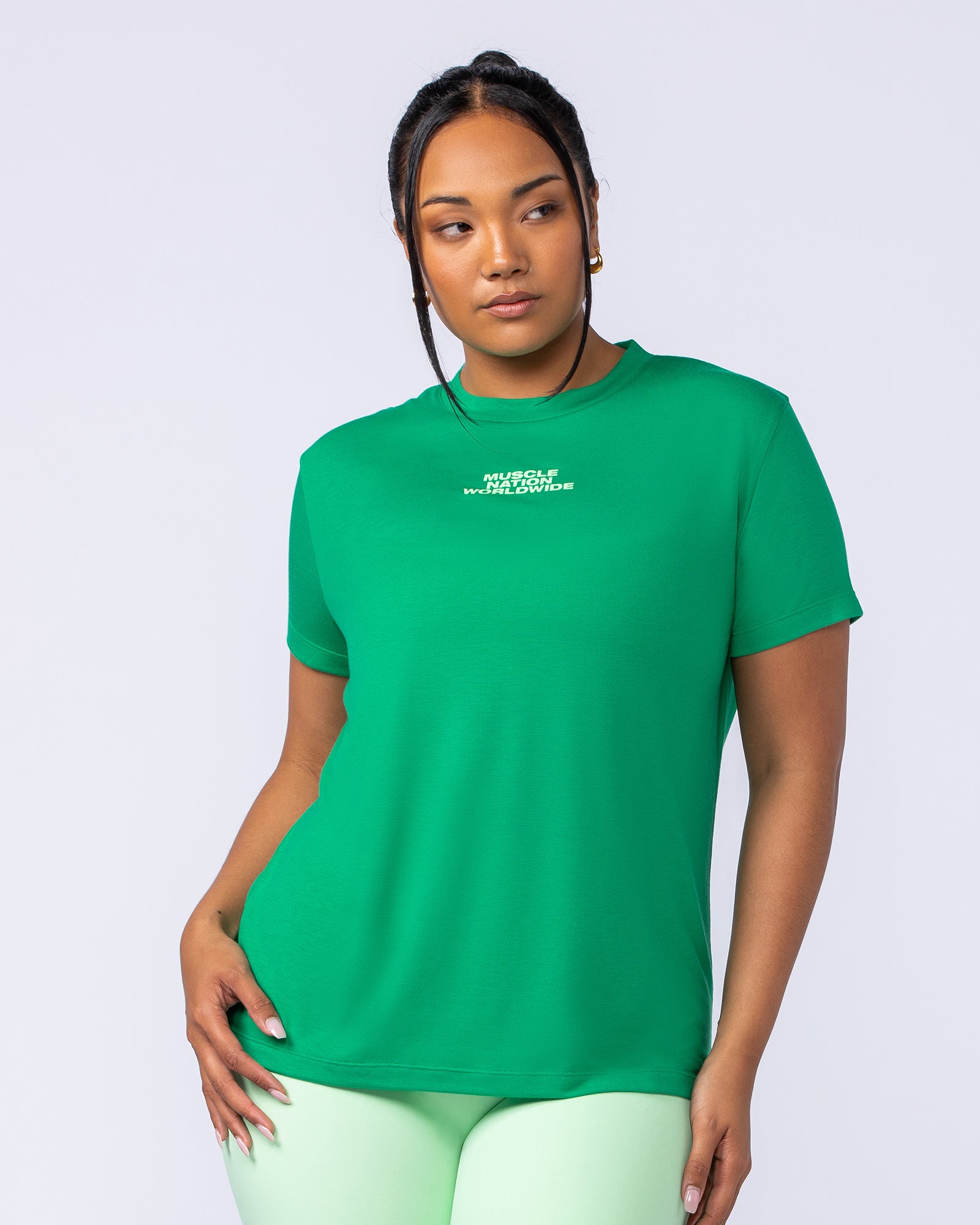 Global Training Tee - Clover-T-Shirts-XXS-1124214CLVR-XXS-MNAPPRL34468-2-Muscle Nation