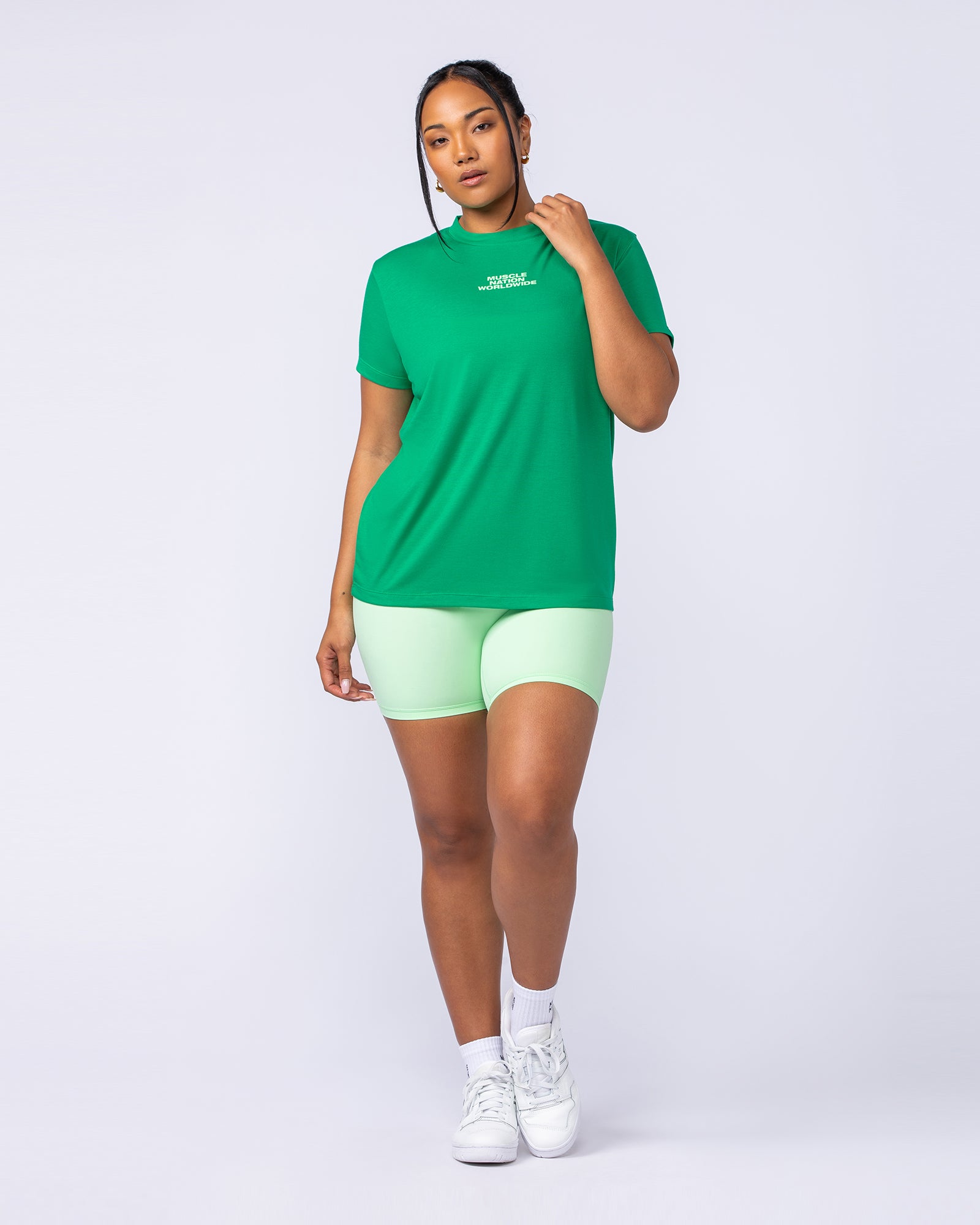 Global Training Tee - Clover-T-Shirts-XXS-1124214CLVR-XXS-MNAPPRL34468-6-Muscle Nation