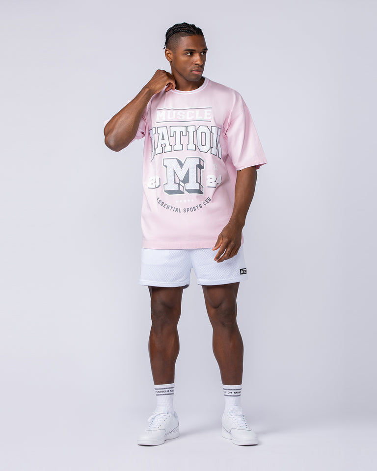 Lay Up 3.5" Shorts - White-Shorts-S-112342WHT-S-MNAPPRL29670-6-Muscle Nation