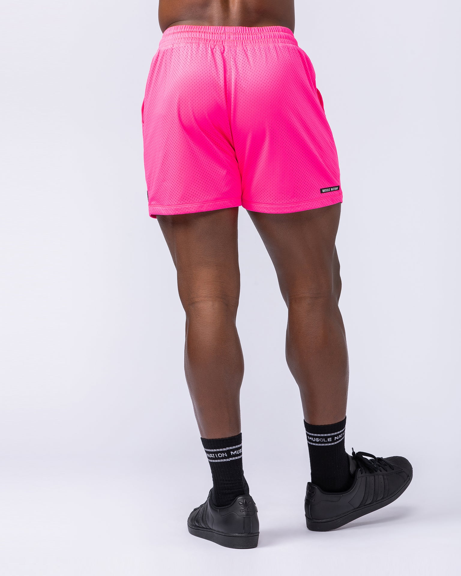 Lay Up 3.5" Shorts - Bright Pink-Shorts-S-112462BRGTPNK-S-MNAPPRL35396-5-Muscle Nation