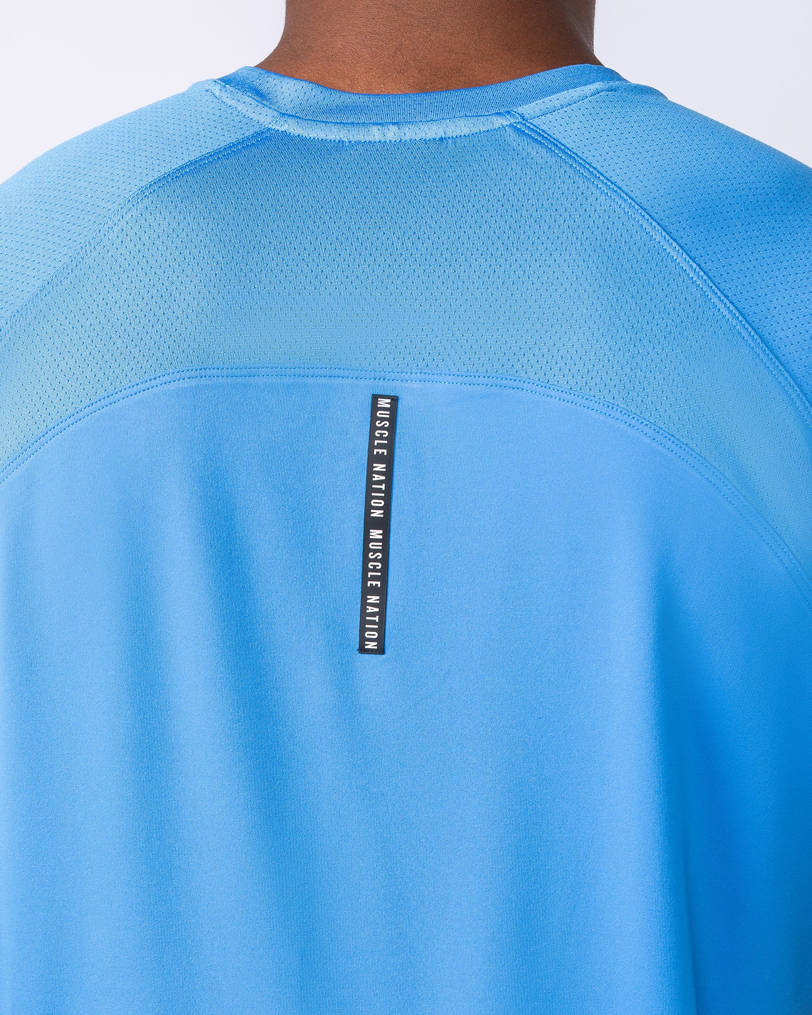Ventilation Tank - Azure Blue-Singlets & Tanks-S-1124128AZRBLU-S-MNAPPRL35045-4-Muscle Nation