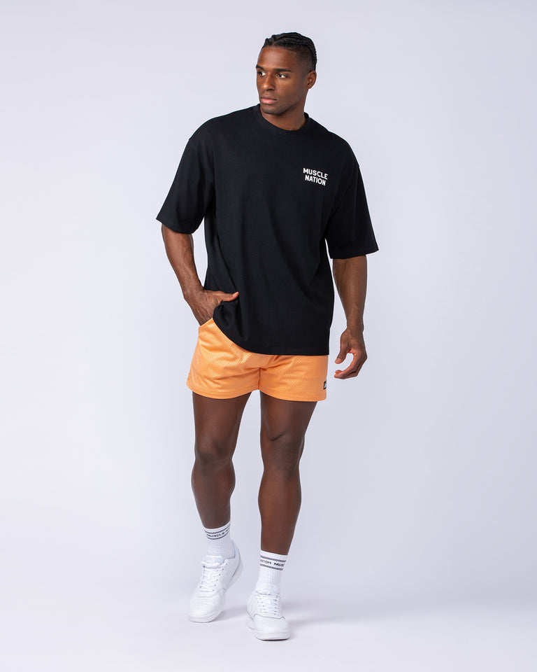 Lay Up 3.5" Shorts - Peach-Shorts-S-112462PEACH-S-MNAPPRL35382-7-Muscle Nation