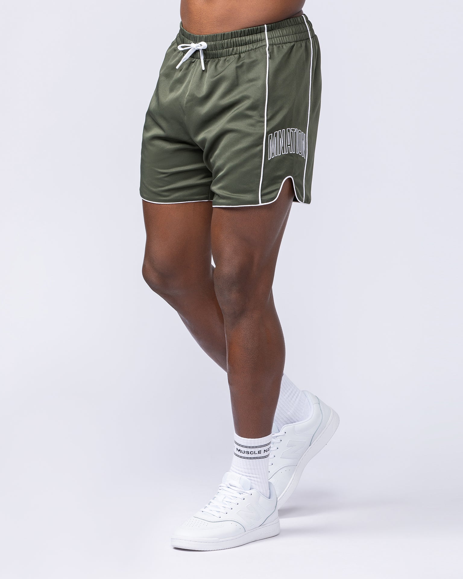 Round House 5" Shorts - Dark Khaki-Shorts-S-112463DKHAKI-S-MNAPPRL35634-3-Muscle Nation