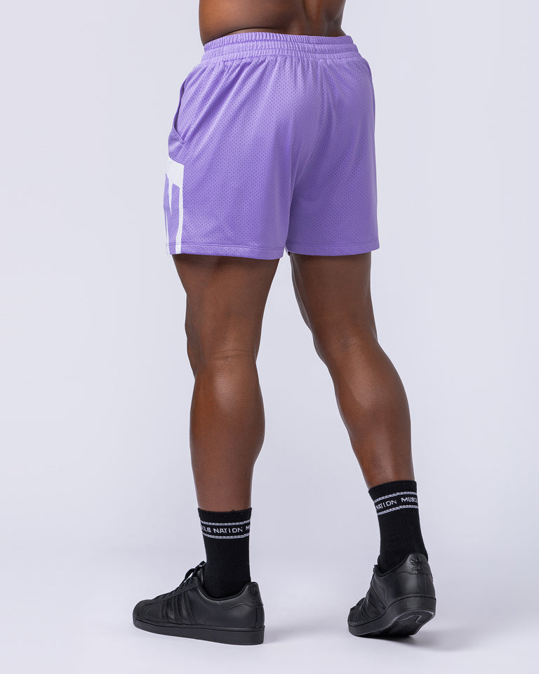 MNation Lay Up 3.5" Shorts - Lilac-Shorts-S-112436LILAC-S-MNAPPRL35669-4-Muscle Nation