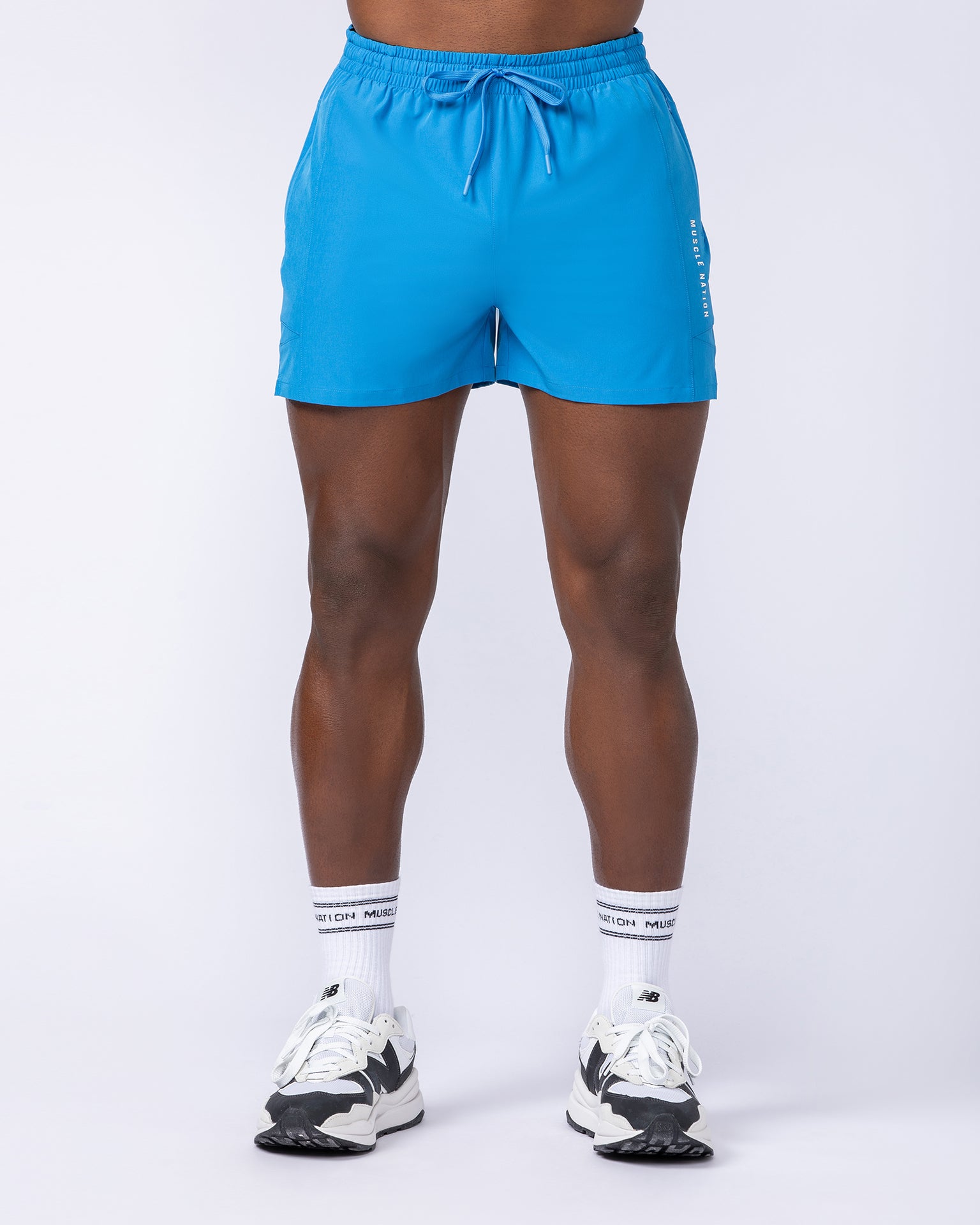 Streamline Training 3" Shorts - Azure Blue-Shorts-S-1124118AZRBLU-S-MNAPPRL35347-3-Muscle Nation