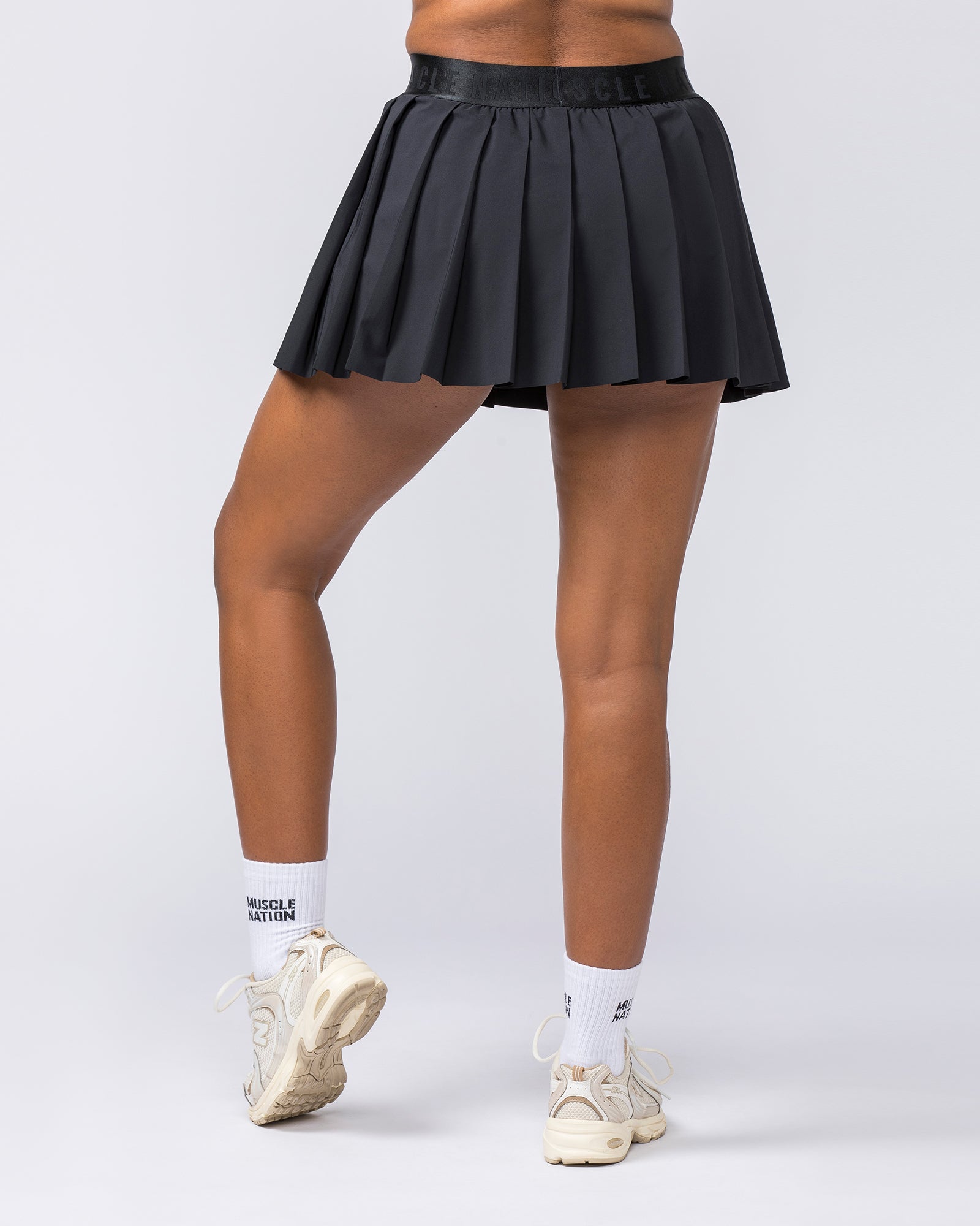 Essential Skort - Black-Skort-XXS-112317BLK-XXS-MNAPPRL26818-6-Muscle Nation
