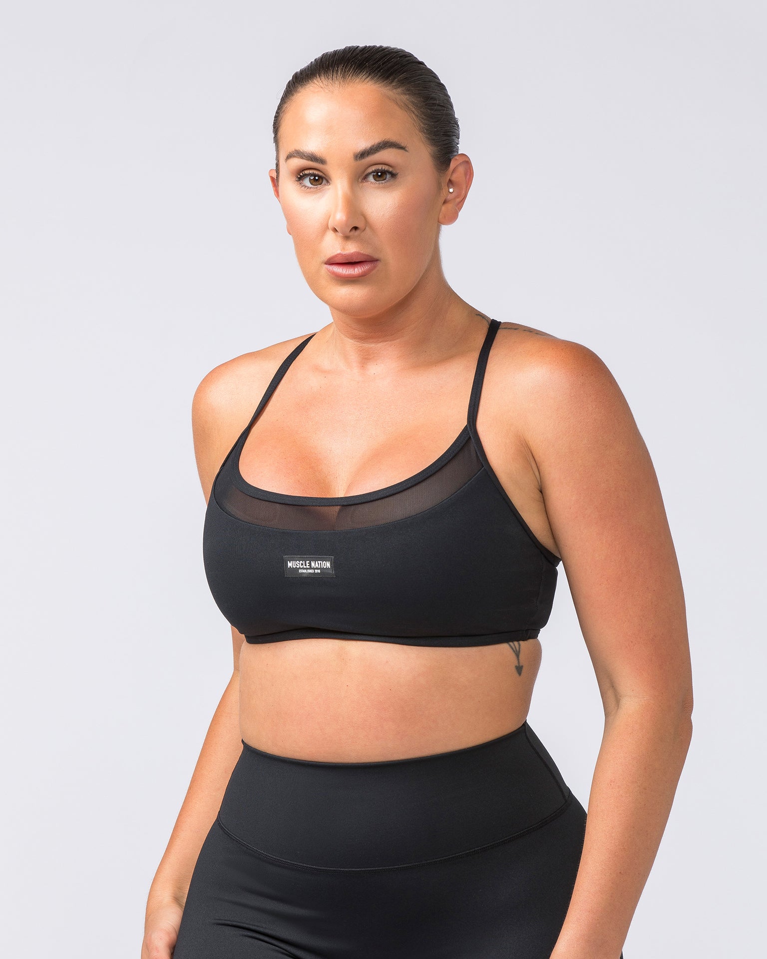 Rapture Bra - Black-Sports Bras-XS-072337BLK-XS-MNAPPRL26185-3-Muscle Nation