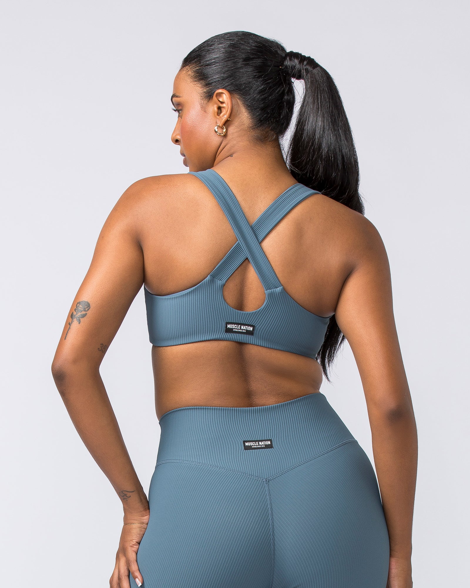 Lush Rib Bralette - Tidepool-Bralettes-XS-112374TIDEPOOL-XS-MNAPPRL27799-5-Muscle Nation