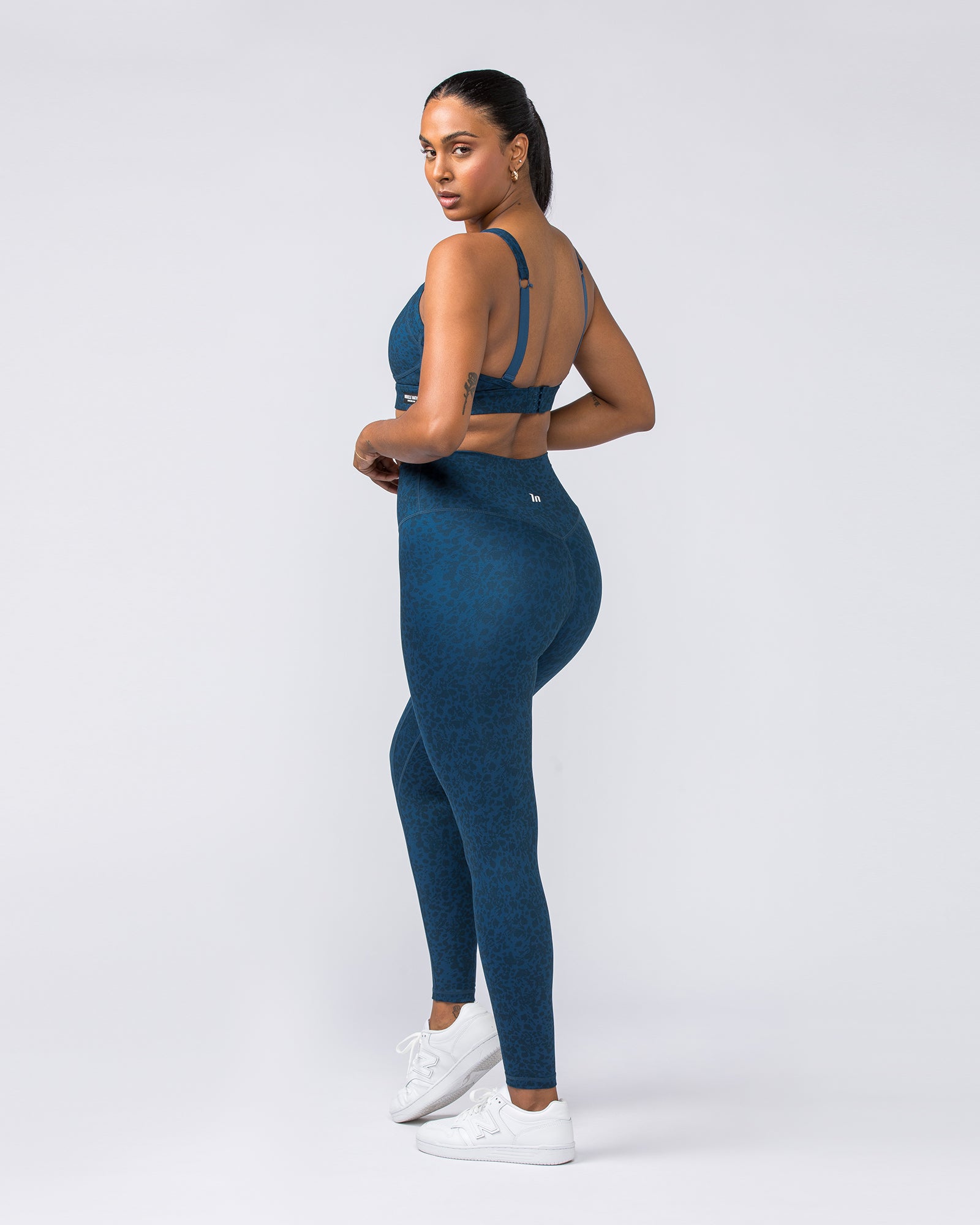 Zero Rise Everyday Ankle Length Leggings - Pacific Abstract Print-Leggings-XXS-112305PACIFICAB-XXS-MNAPPRL26542-6-Muscle Nation