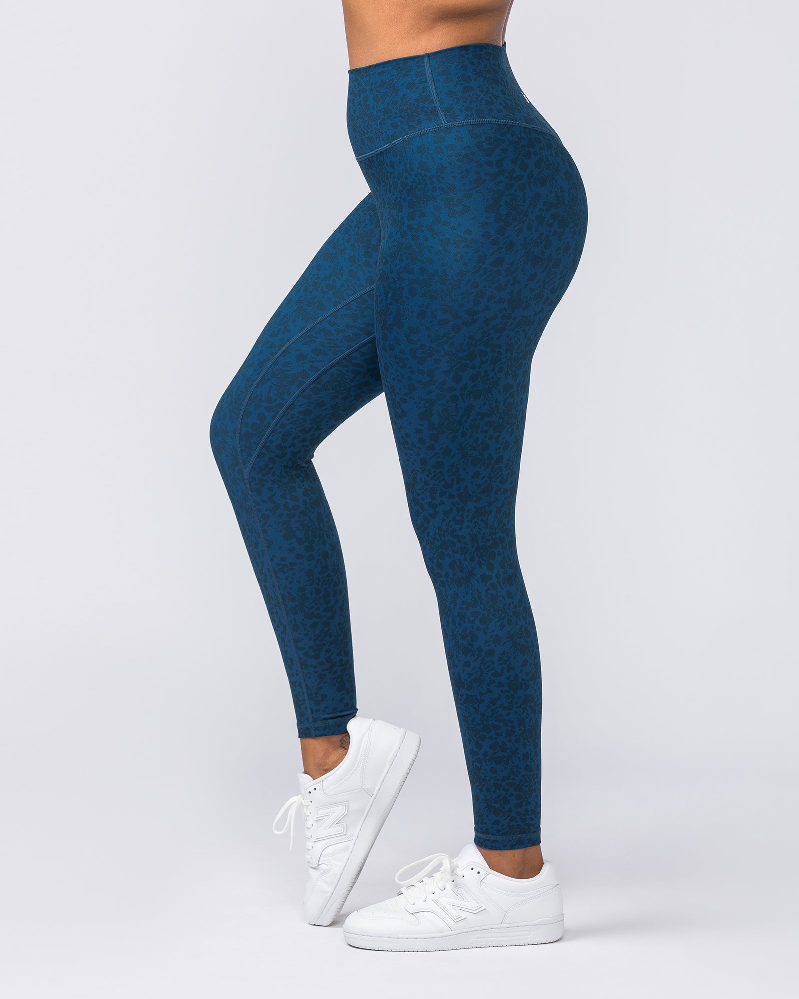 Zero Rise Everyday Ankle Length Leggings - Pacific Abstract Print-Leggings-XXS-112305PACIFICAB-XXS-MNAPPRL26542-4-Muscle Nation