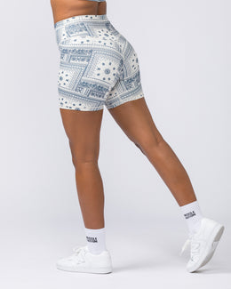 Zero Rise Everyday Midway Shorts - Sahara Paisley Print-Shorts-XXS-112308SAHAPAISL-XXS-MNAPPRL26695-1-Muscle Nation