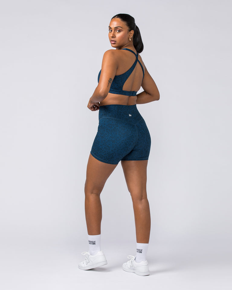 Zero Rise Everyday Midway Shorts - Pacific Abstract Print-Shorts-XXS-112308PACIFICAB-XXS-MNAPPRL26704-6-Muscle Nation
