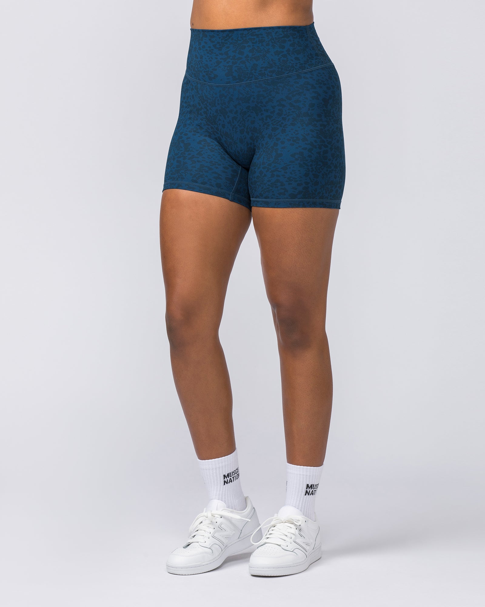 Zero Rise Everyday Midway Shorts - Pacific Abstract Print-Shorts-XXS-112308PACIFICAB-XXS-MNAPPRL26704-3-Muscle Nation