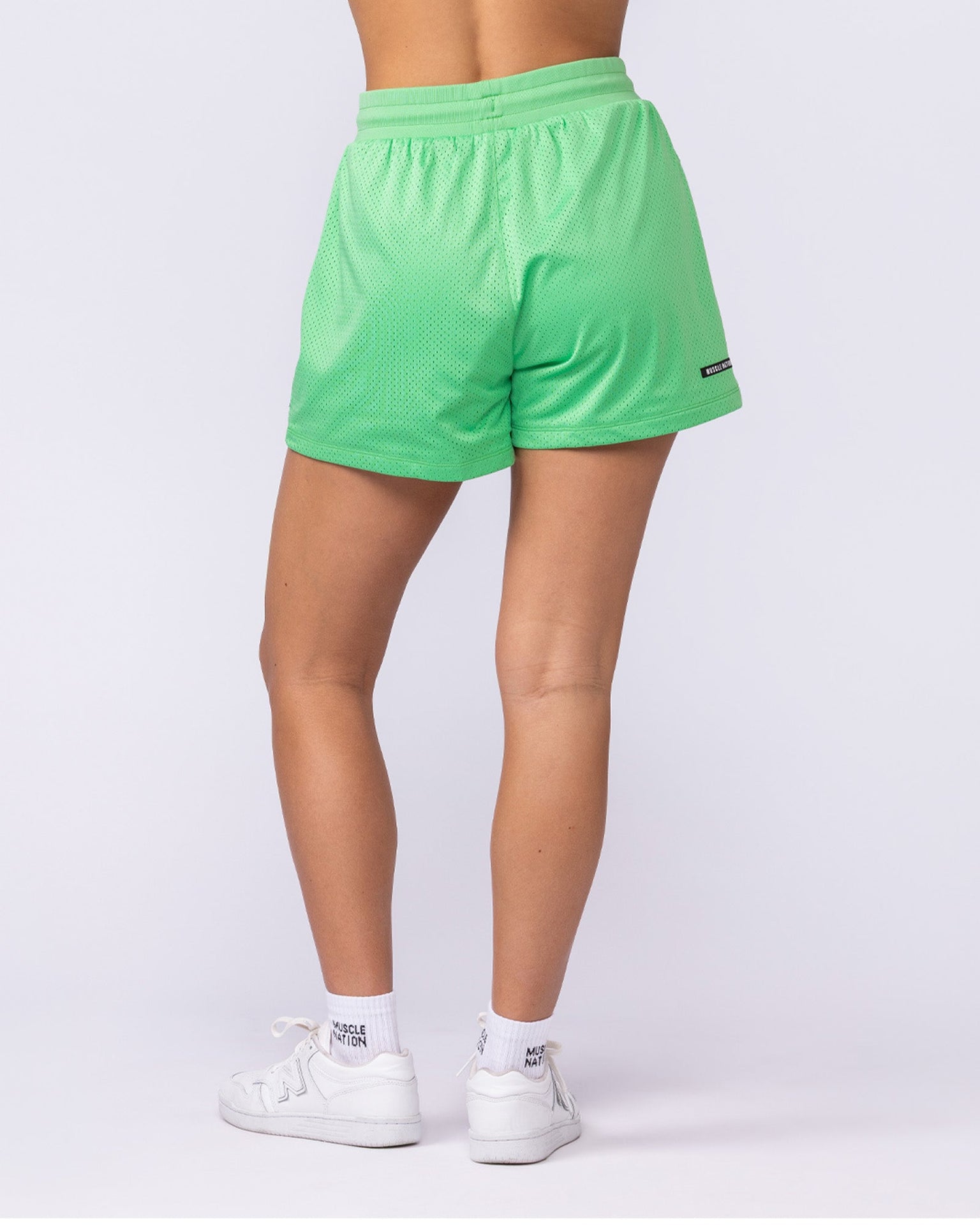 Baller 3" Shorts - Neon Apple-Shorts-XXS-112513NEOAPPL-XXS-MNAPPRL44698-4-Muscle Nation