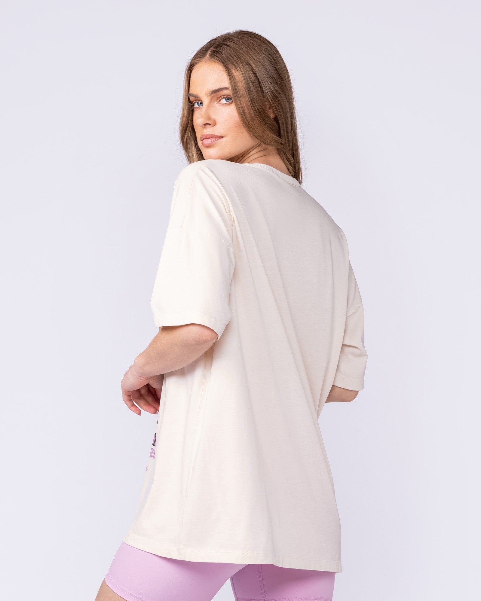 Bear Minimum Oversized Tee - Travertine-T-Shirts-XXS-112575TRAV-XXS-MNAPPRL45617-4-Muscle Nation