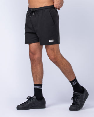 Daily 4" Shorts - Black-Shorts-S-112482BLK-S-MNAPPRL35529-1-Muscle Nation