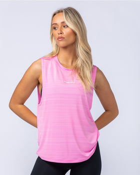 Active Drop Arm Training Tank - Hollywood Pink-Singlets & Tanks-XXS-112406HWPNK-XXS-MNAPPRL32884-1-Muscle Nation