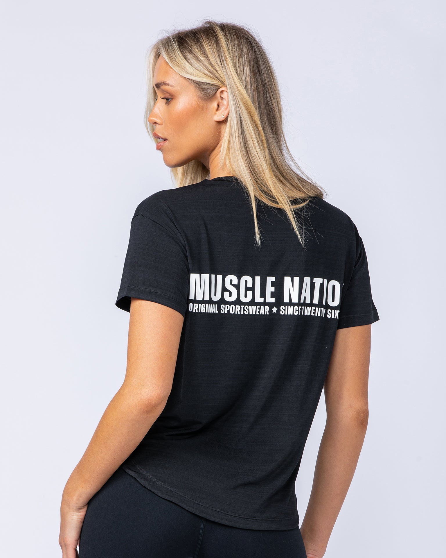 Ignite Training Tee - Black (Original Logo)-T-Shirts-XXS-1124215BLKOG-XXS-MNAPPRL34522-3-Muscle Nation