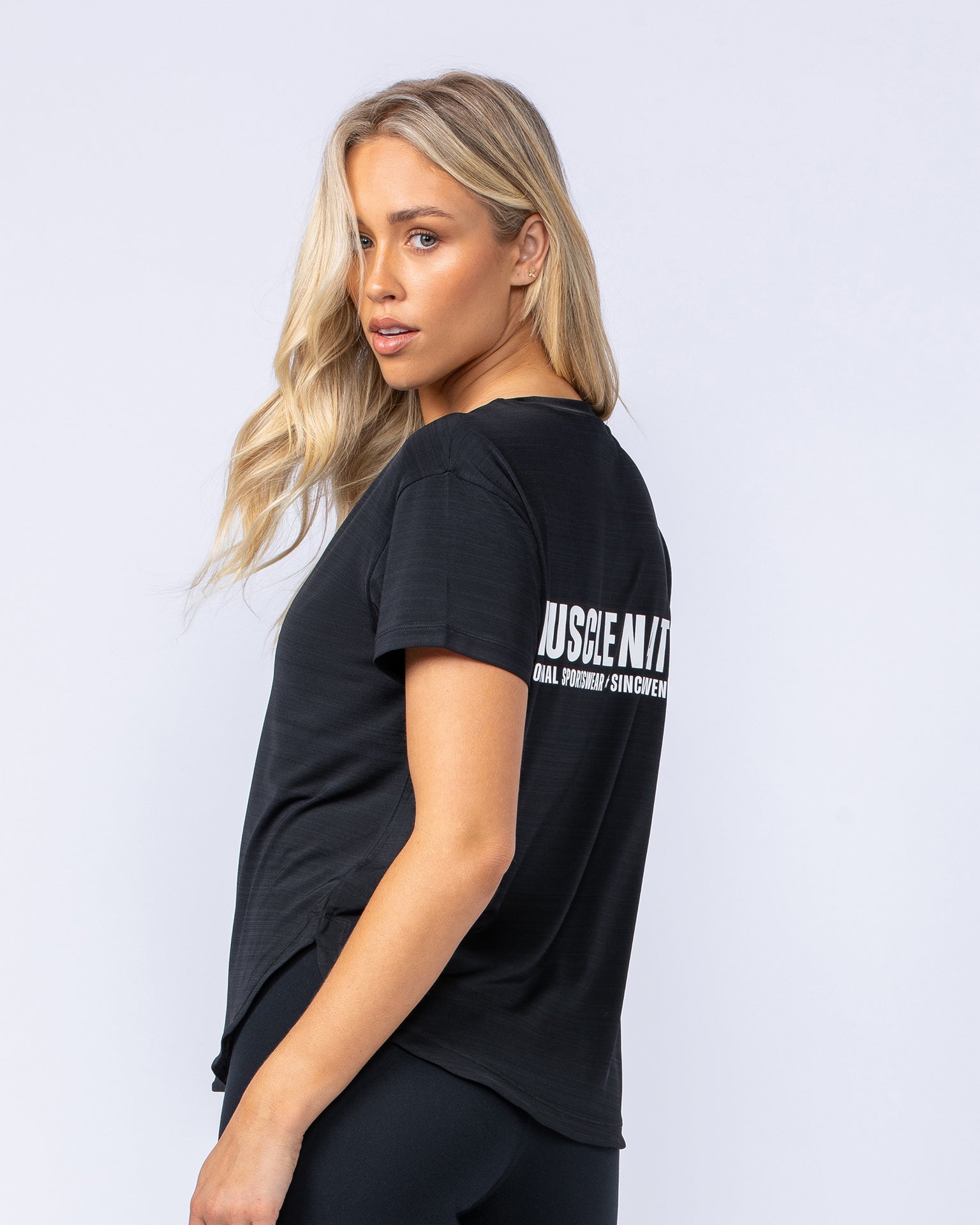 Ignite Training Tee - Black (Original Logo)-T-Shirts-XXS-1124215BLKOG-XXS-MNAPPRL34522-5-Muscle Nation
