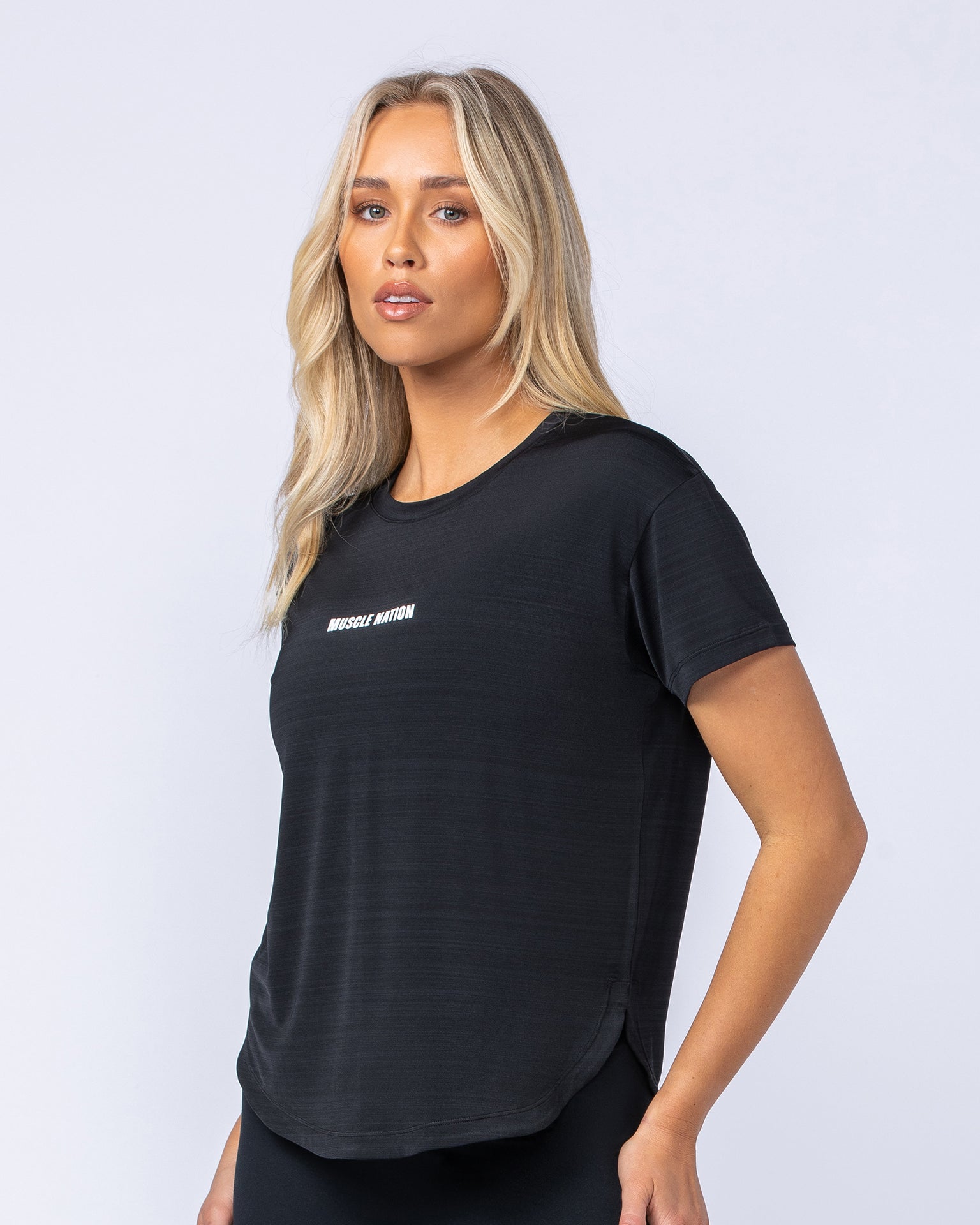 Ignite Training Tee - Black (Original Logo)-T-Shirts-XXS-1124215BLKOG-XXS-MNAPPRL34522-6-Muscle Nation