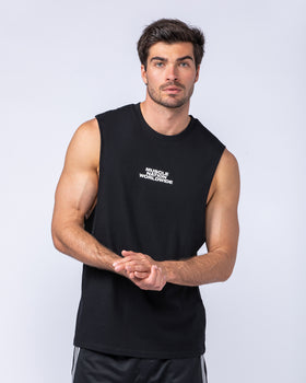 Global Training Tank - Black-Singlets & Tanks-S-112432BLK-S-MNAPPRL34898-1-Muscle Nation