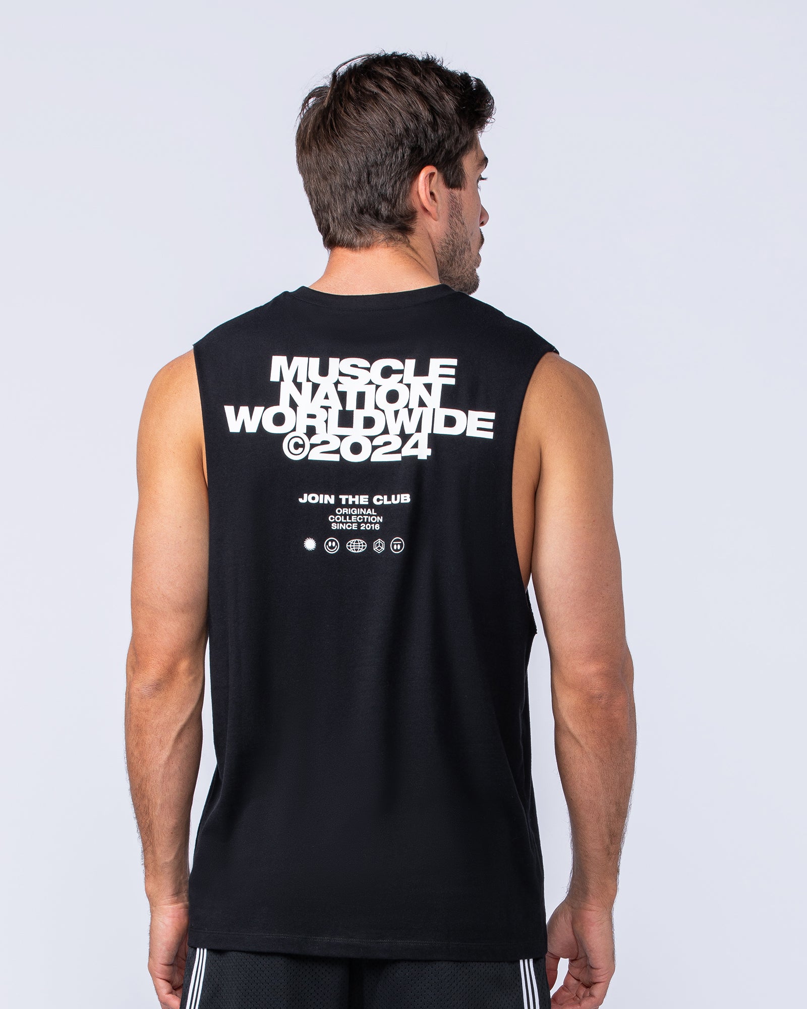Global Training Tank - Black-Singlets & Tanks-S-112432BLK-S-MNAPPRL34898-4-Muscle Nation
