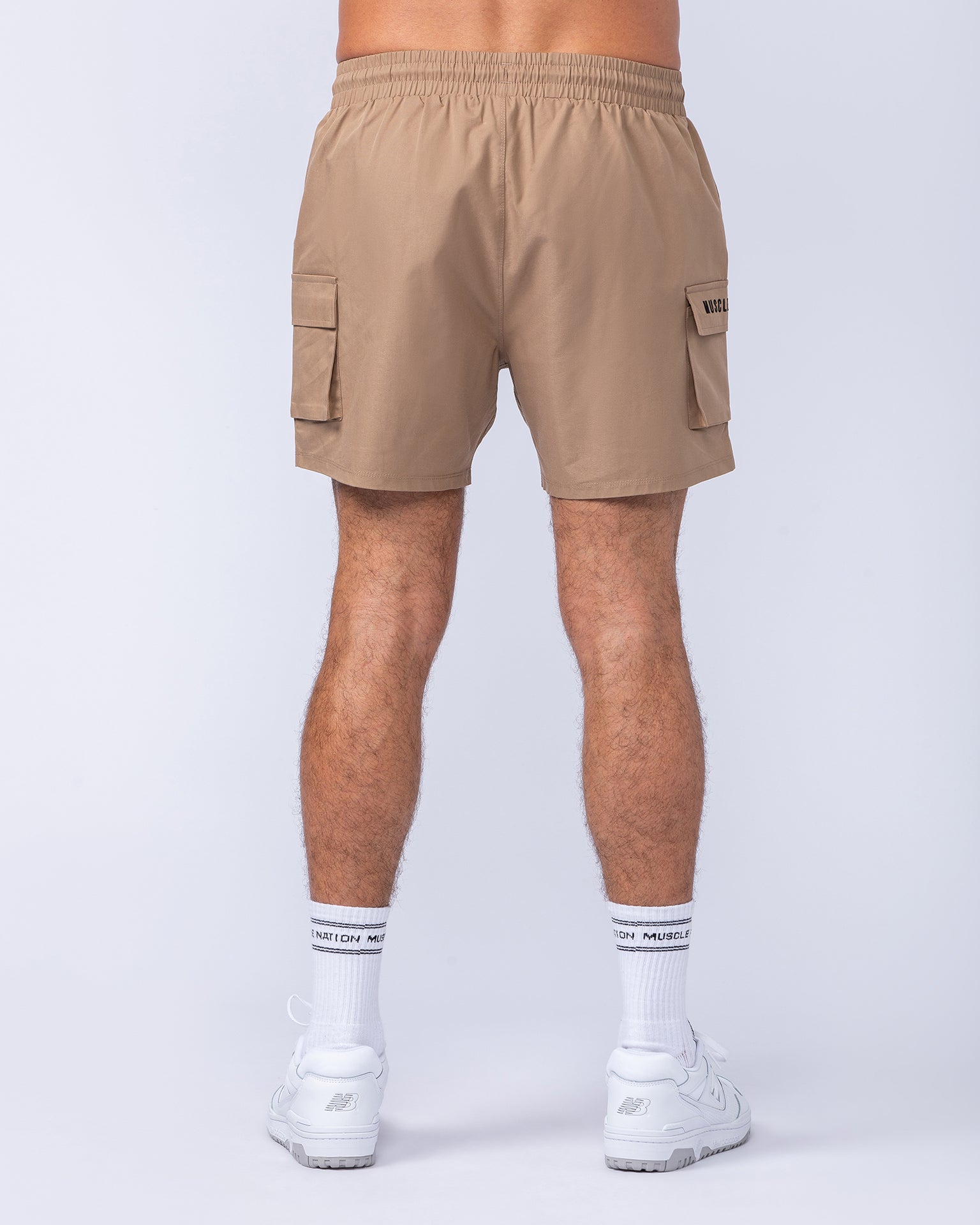 Daily Cargo 5" Shorts - Tan-Shorts-S-112480TAN-S-MNAPPRL35501-5-Muscle Nation