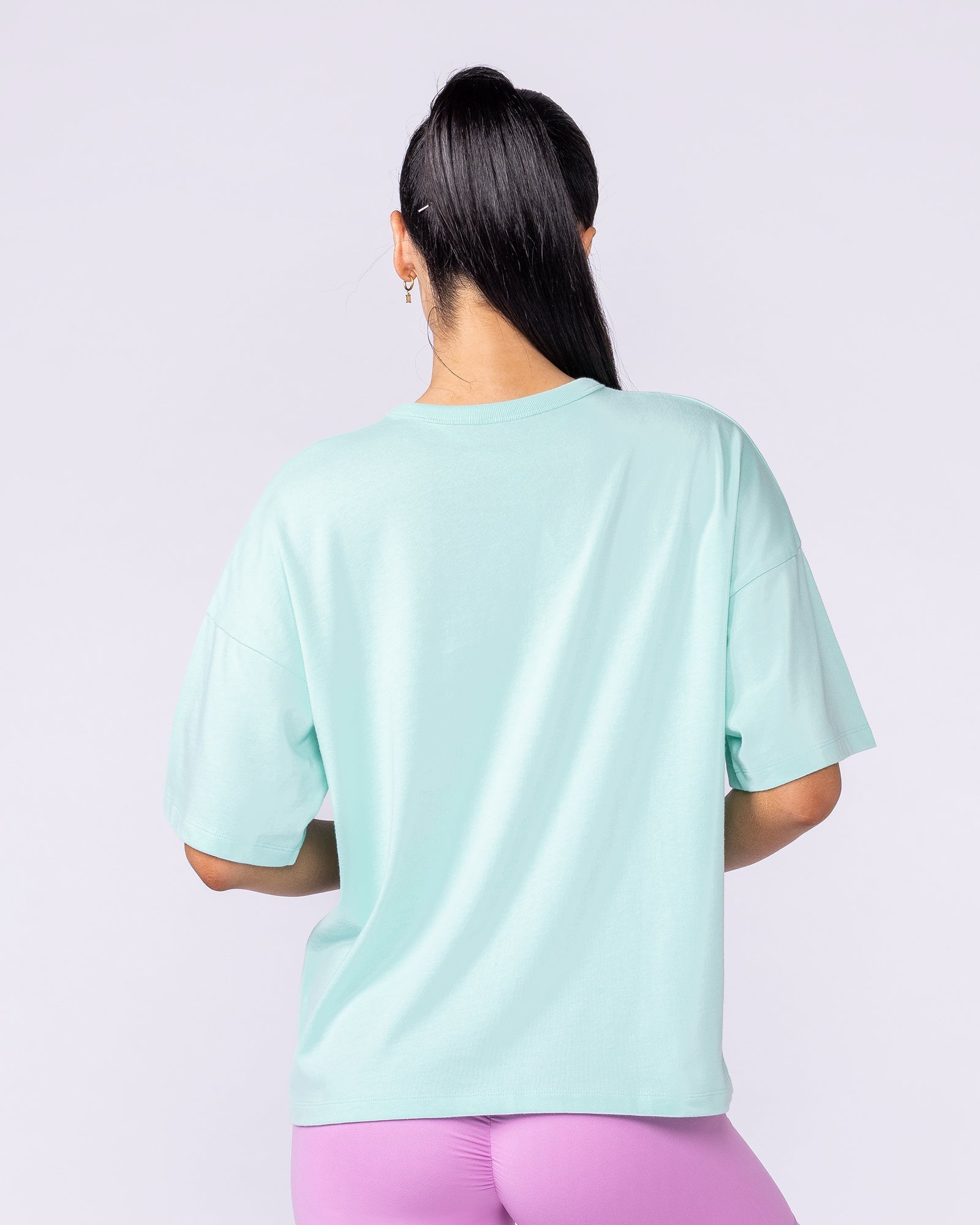 Boxy Fit Tee - Spearmint-T-Shirts-XXS-112538SPMNT-XXS-MNAPPRL45644-4-Muscle Nation