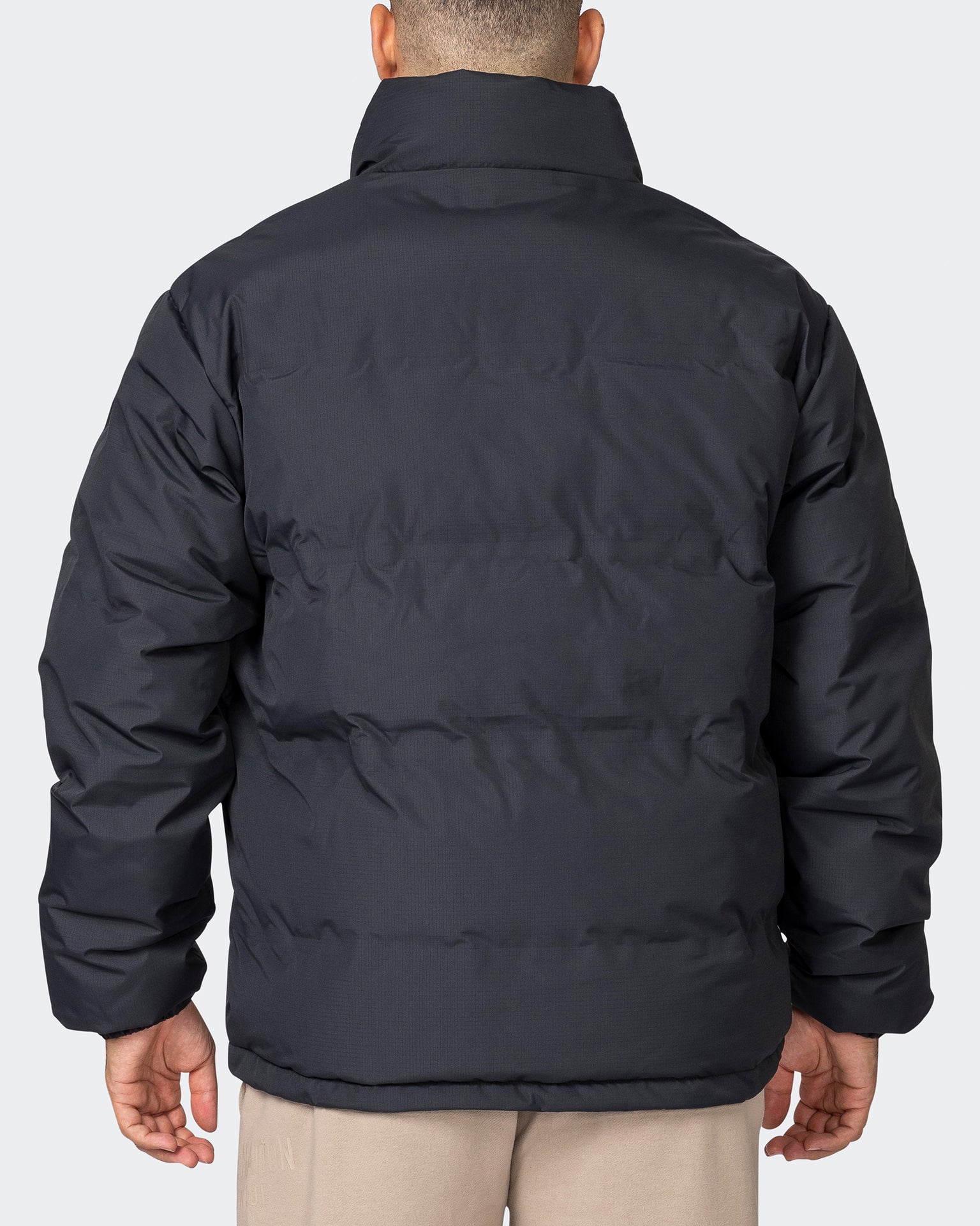 Mens Puffer Jacket - Black-Jackets-S-032312BLK-S-MNAPPRL21864-7-Muscle Nation