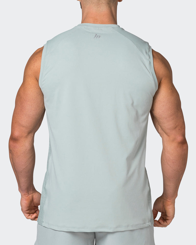 Reflective Running Tank - Foam-Singlets & Tanks-S-042351FOAM-S-MNAPPRL24266-6-Muscle Nation