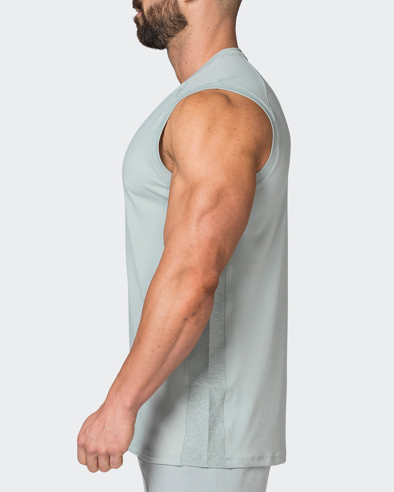 Reflective Running Tank - Foam-Singlets & Tanks-S-042351FOAM-S-MNAPPRL24266-4-Muscle Nation