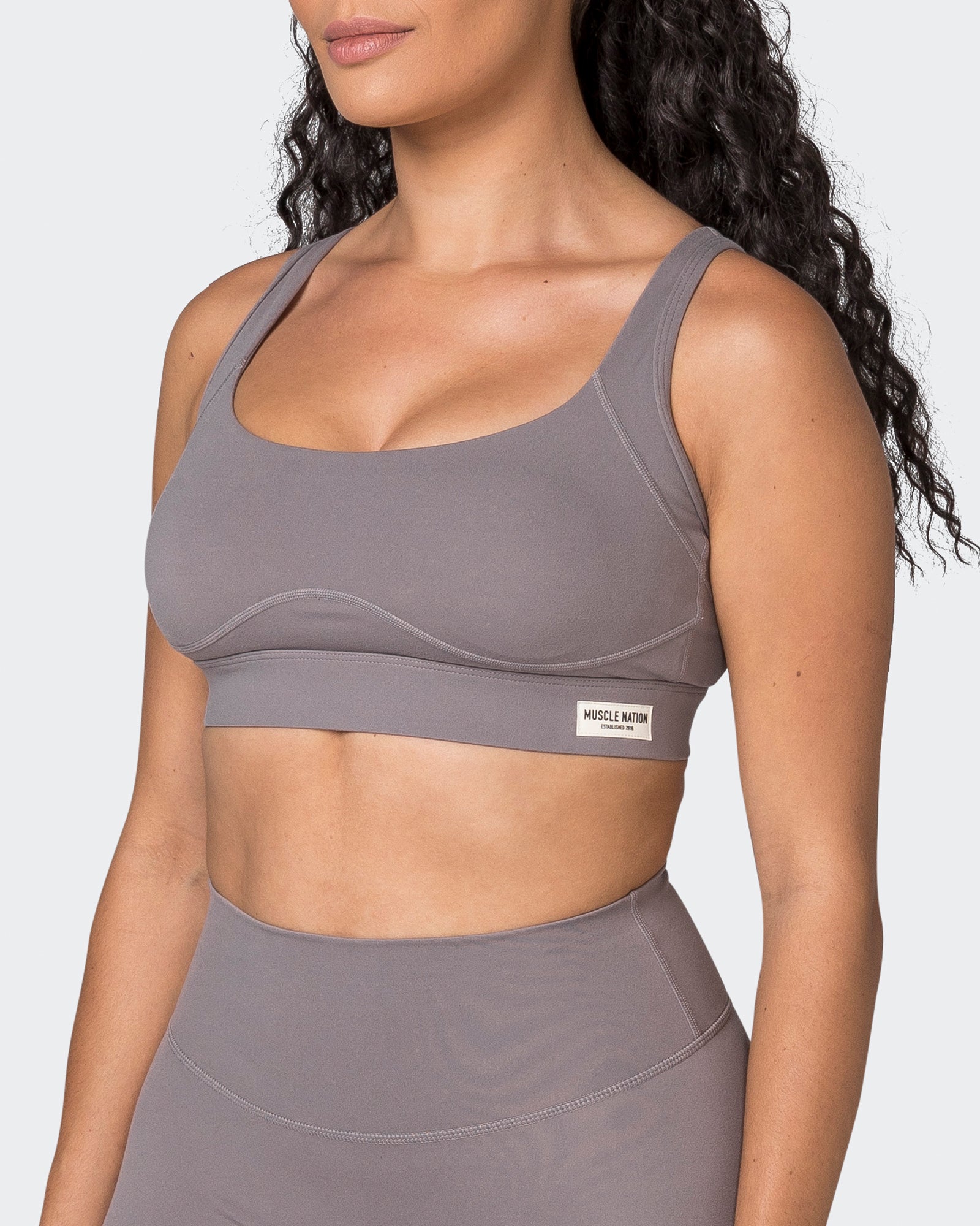 Enhance Bra - Pearl Grey-Sports Bras-XS-042310PRLGRY-XS-MNAPPRL23547-3-Muscle Nation