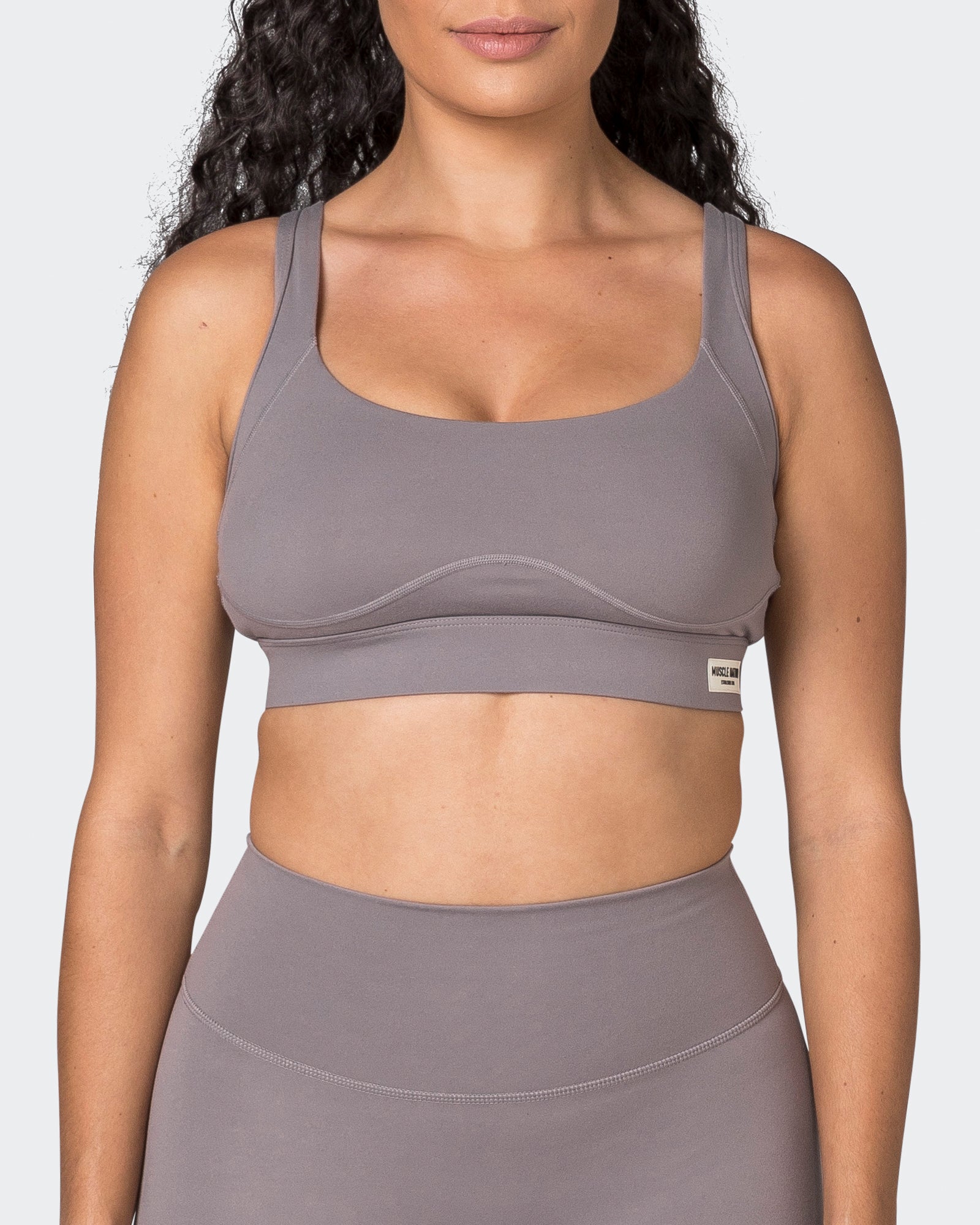 Enhance Bra - Pearl Grey-Sports Bras-XS-042310PRLGRY-XS-MNAPPRL23547-2-Muscle Nation