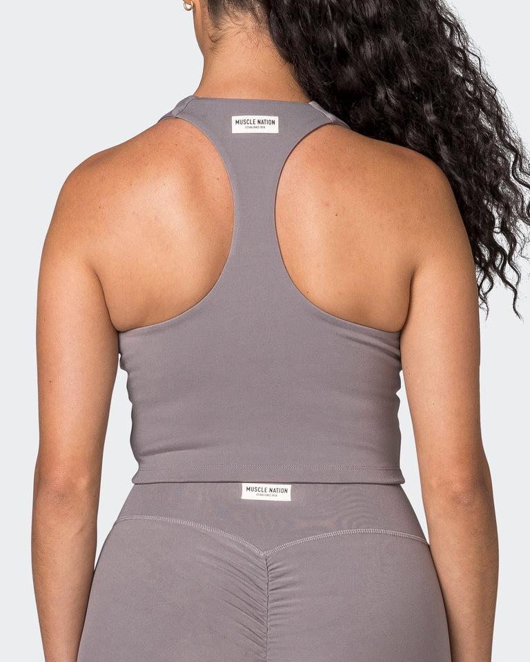 Dual Tank - Pearl Grey-Singlets & Tanks-XXS-042308PRLGRY-XXS-MNAPPRL23481-6-Muscle Nation