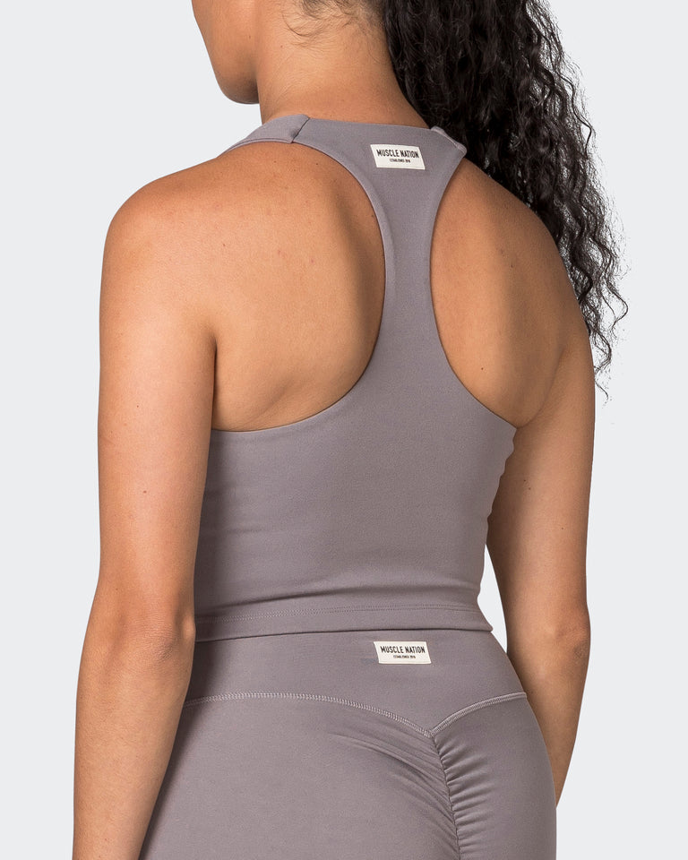 Dual Tank - Pearl Grey-Singlets & Tanks-XXS-042308PRLGRY-XXS-MNAPPRL23481-5-Muscle Nation