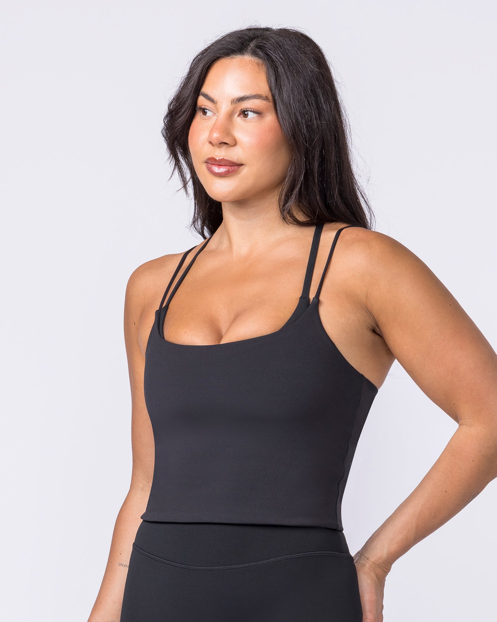Cami Active Tank - Black-Singlets & Tanks-XXS-032544BLK-XXS-MNAPPRL41581-3-Muscle Nation